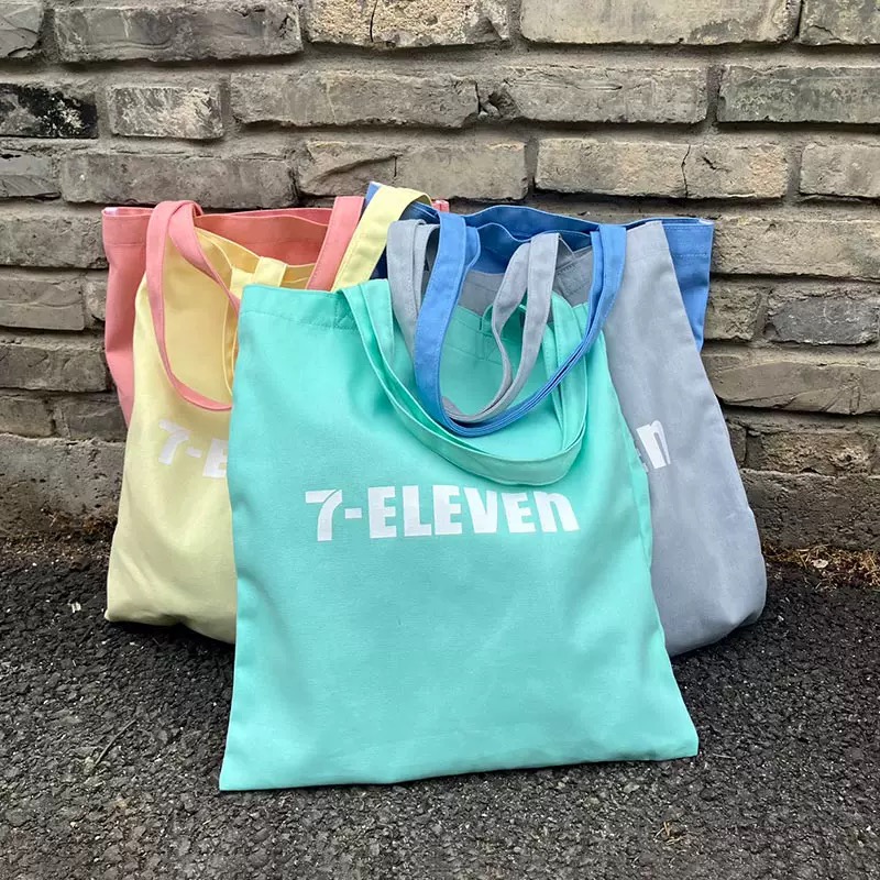 Custom Canvas Tote Bag Fashion Cotton Education Training Advertising Shopping Bag for Student Handheld Canvas Bag