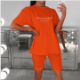 Women's 2 Pieces of Sets T-shirt and Shorts Set