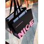 Custom black paper shopping bags gift bags packaging bags for clothing