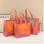 Laser engraved non-woven tote bags for branded clothing stores, simple style tote bags with custom logos