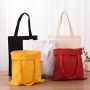 Custom logo Blank pure cotton colored canvas bags Handbag manufacturers wholesale canvas bags custom made
