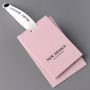 Custom thick women's clothing hangtags, pink clothing store hangtags, custom price tags, custom high-end clothing hangtags, custom single pink small cards