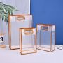 Custom Transparent pp internet celebrity plastic gift handbag high-end wedding candy gift bag birthday gift bag