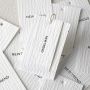 Customized clothing labels, logo hangtags, custom-made clothing store hangtags, free design, high-end textured paper women's clothing hangtags
