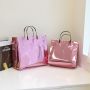 Aurora laser handbags, clothing store bags, high-end packaging bags, duty-free shopping bags, gift bags with custom LOGO
