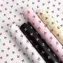 White clothing tissue paper with black logo 