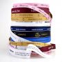 Custom logo satin ribbon Christmas printing gift box ribbon flower shop bouquet packaging ribbon