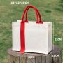 Custom Tote bag white canvas bag handbag large capacity retro Japanese lunch box bento bag