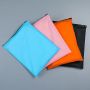 Custom pink clothing zipper bag CPE frosted 14 wire clip ziplock bag clothing packaging light-proof packaging bag