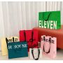 Paper Bag Custom Printed logo Luxury Clothing Shopping Paper Bags Boutique Recyclable Gift Bag With Ribbon Rope
