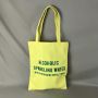 Wholesale yellow lemon Custom Organic Cotton Canvas Tote Bag with logo